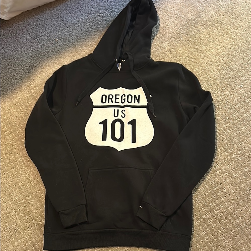 Oregon US 101 Black Hoodie